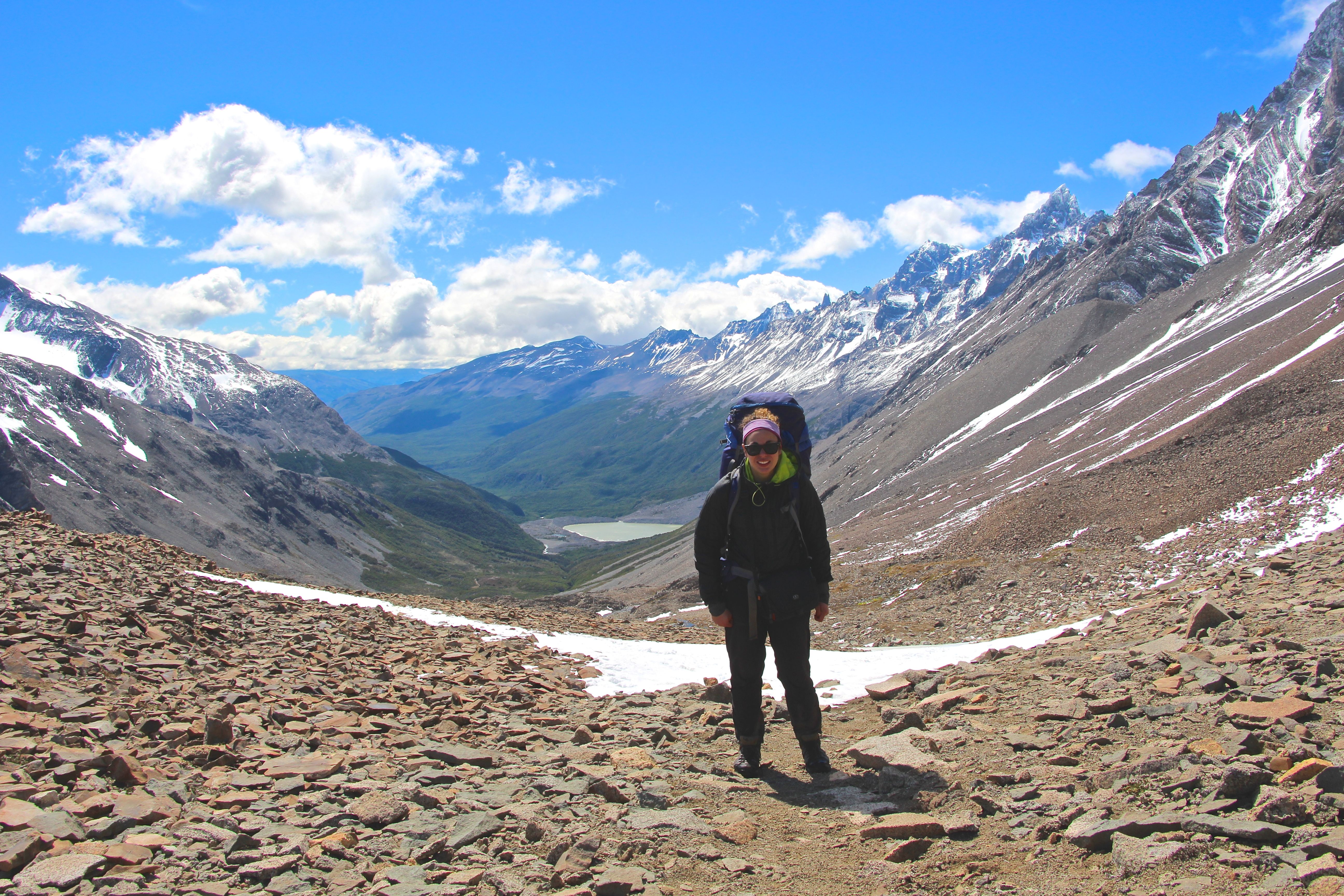 Shan Hiking over pass